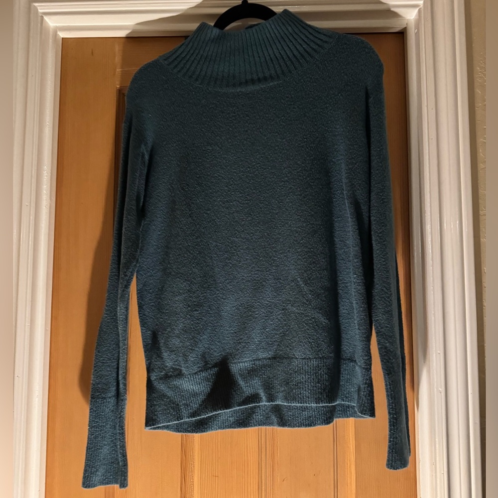 Caslon Teal Cowl Neck Sweater